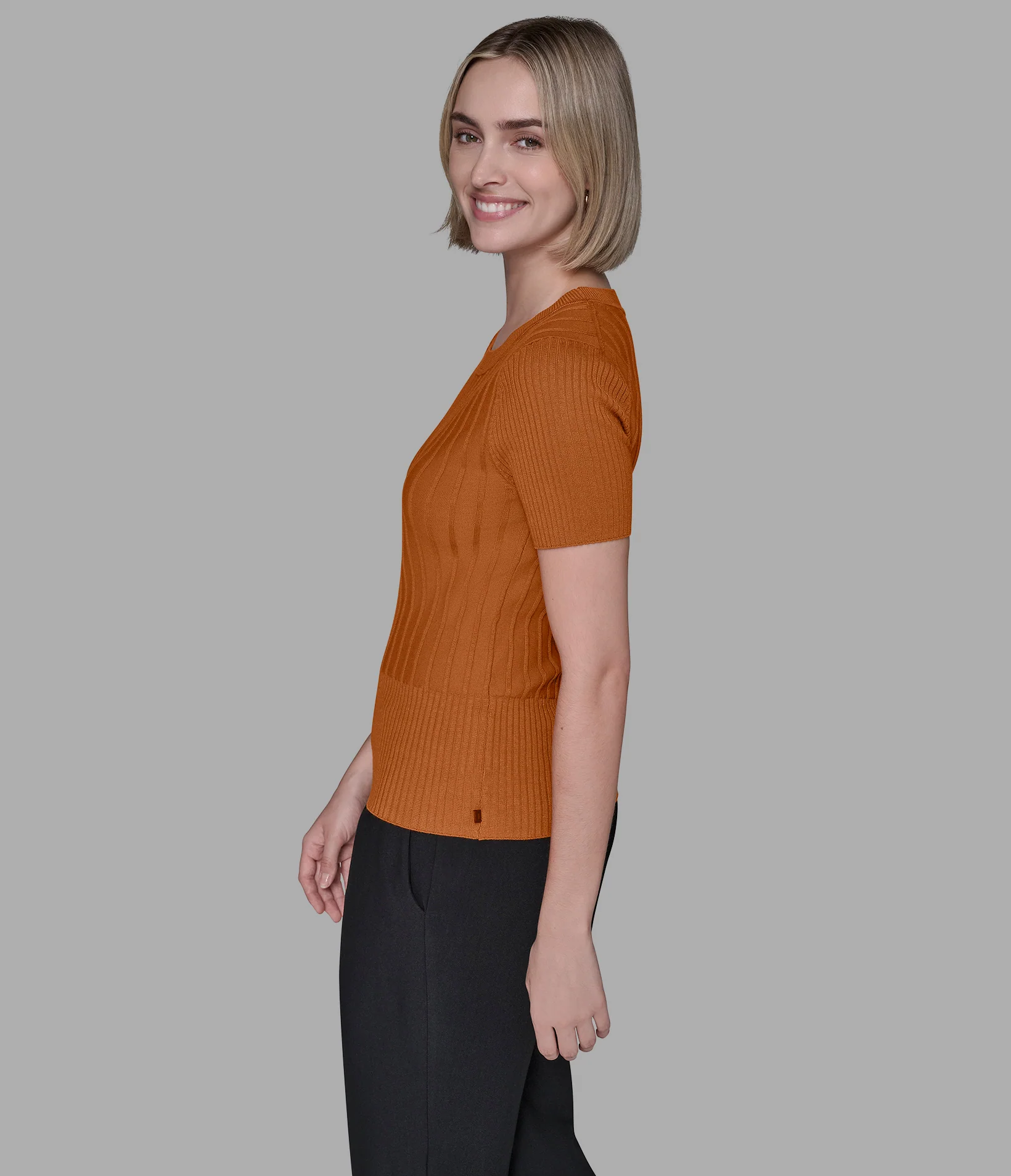 SHORT-SLEEVE SWEATER - Image 3