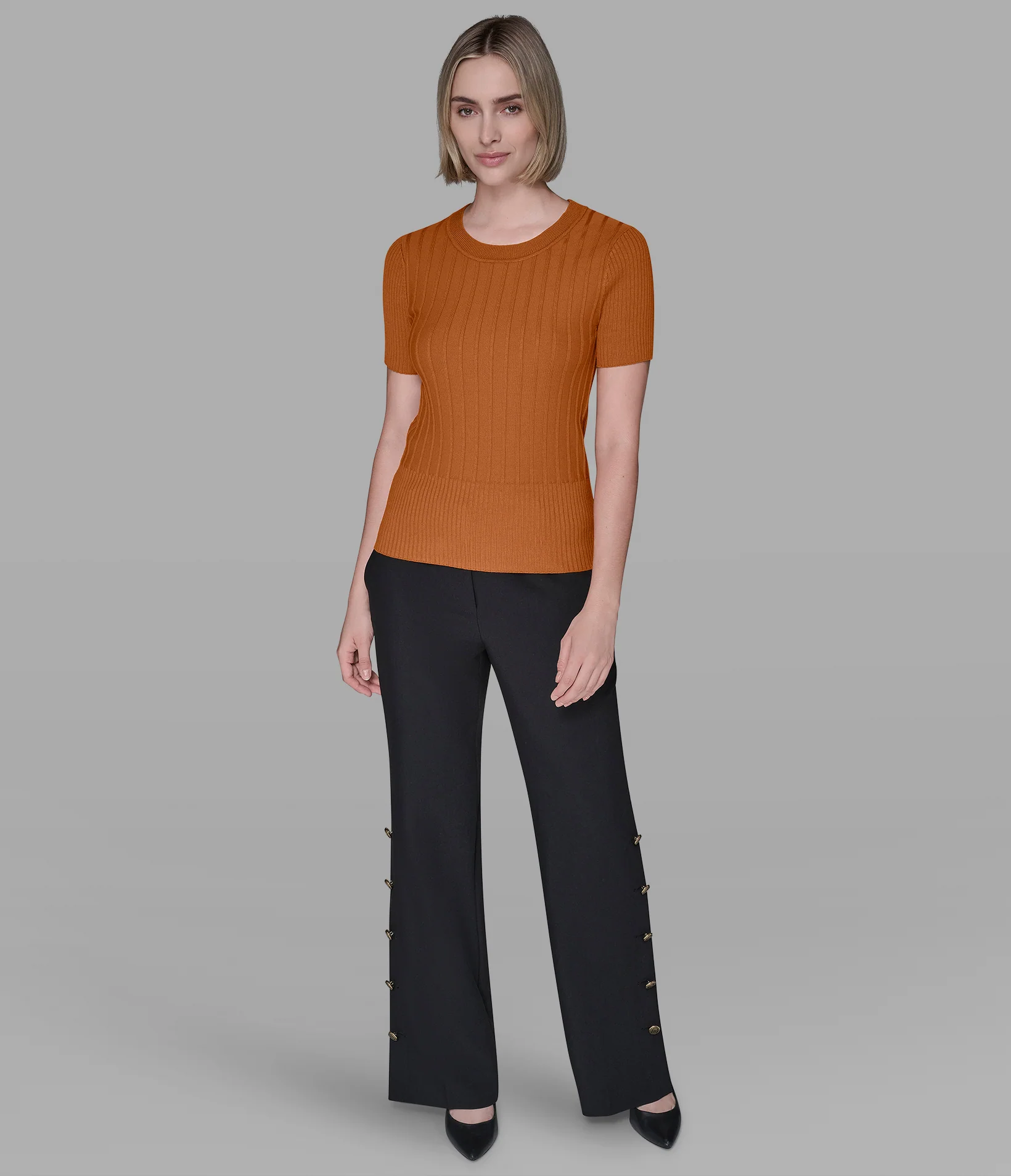 SHORT-SLEEVE SWEATER - Image 4