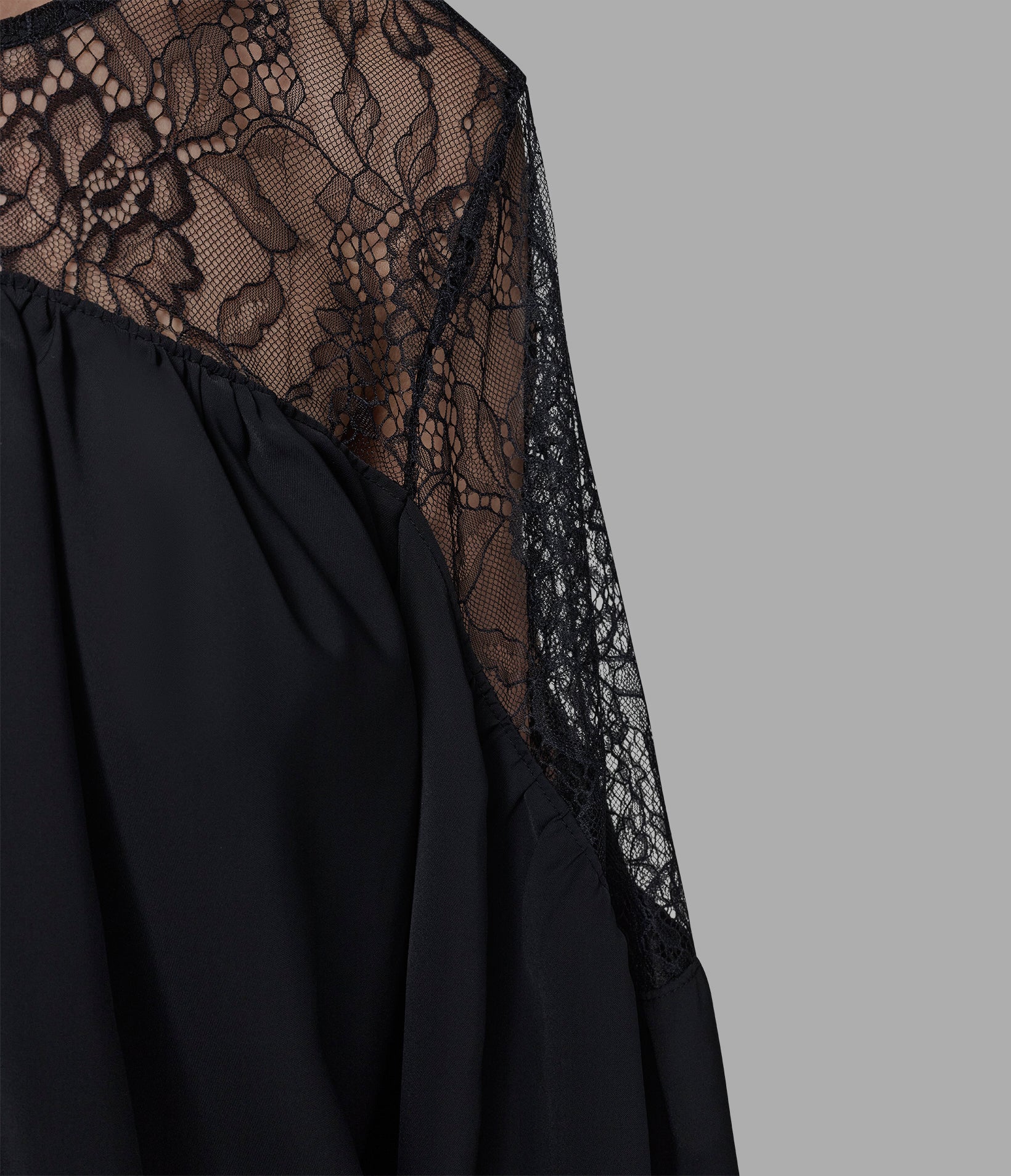 LACE-PANELED BOHO BLOUSE - Image 6