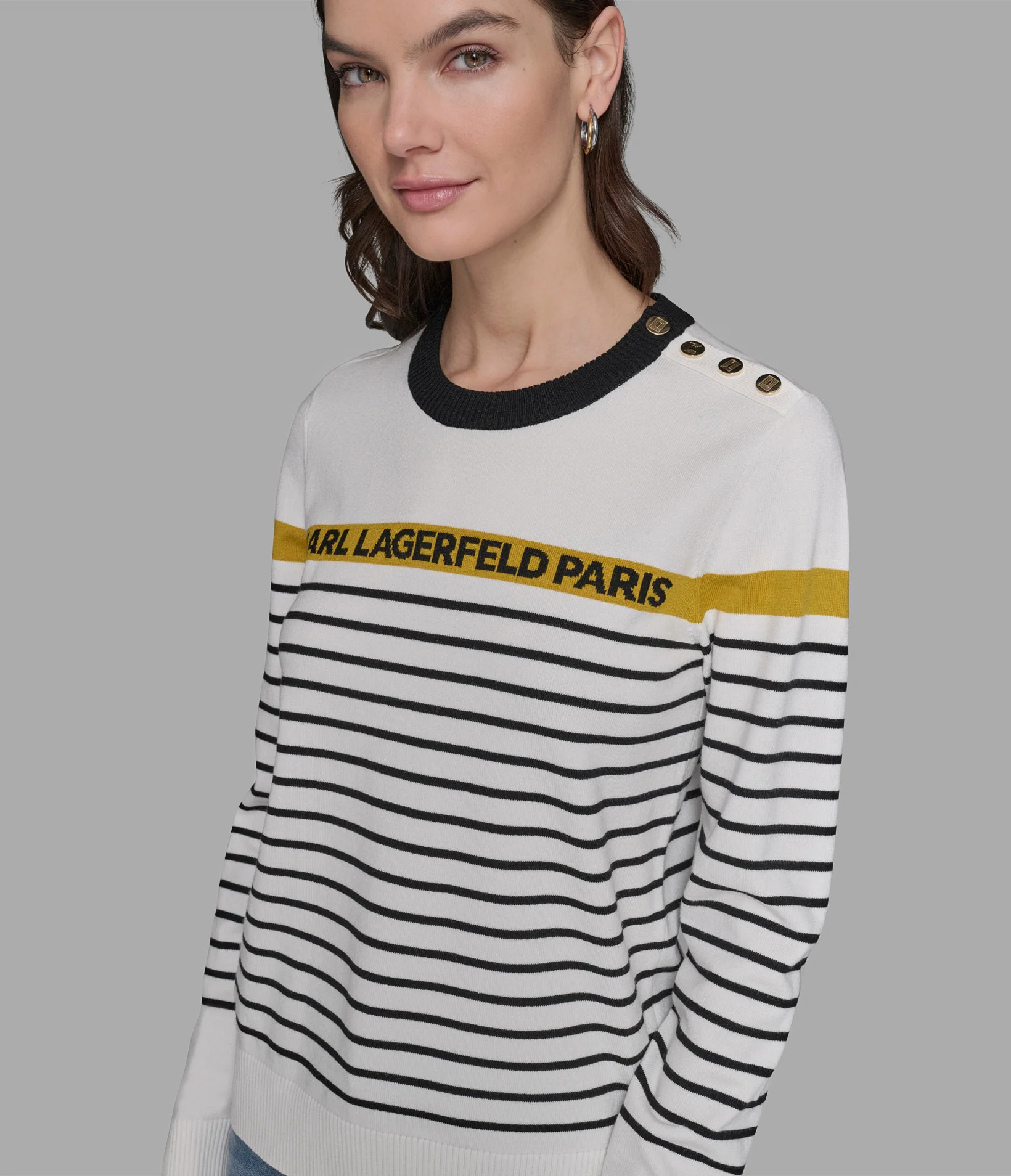 STRIPED LOGO SWEATER - Image 6