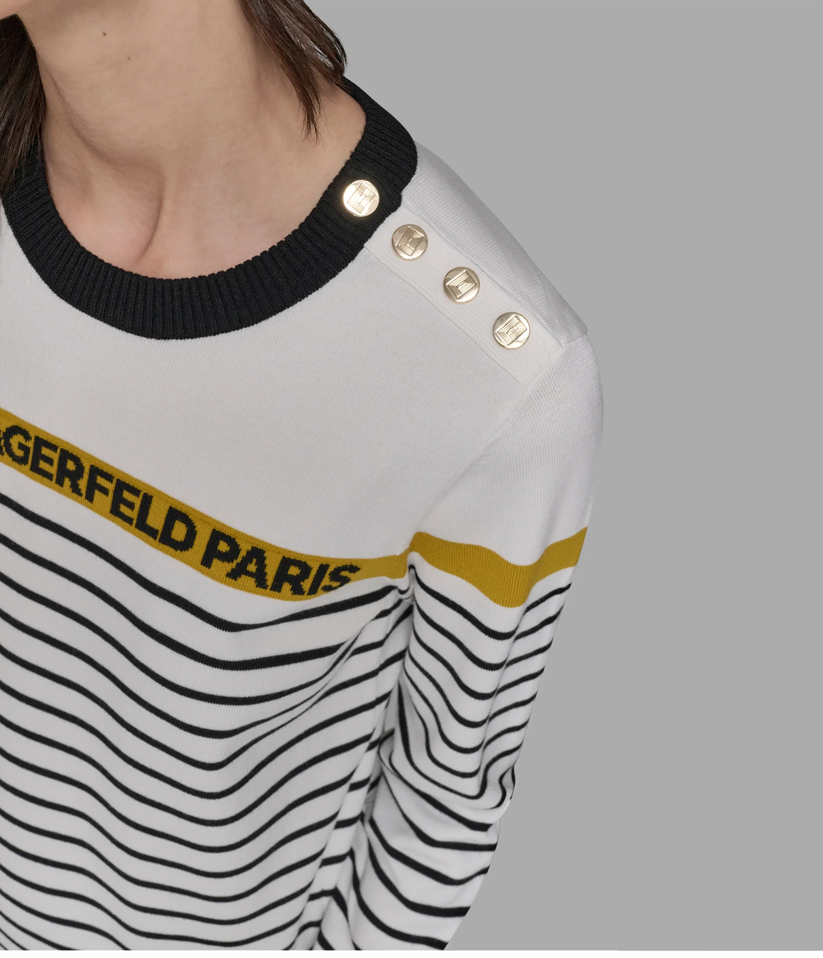 STRIPED LOGO SWEATER - Image 7