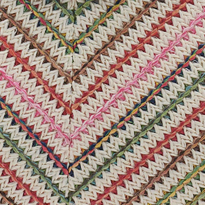 SAVOIE RAFFIA TOTE WITH CHAIN STRAP - Image 6