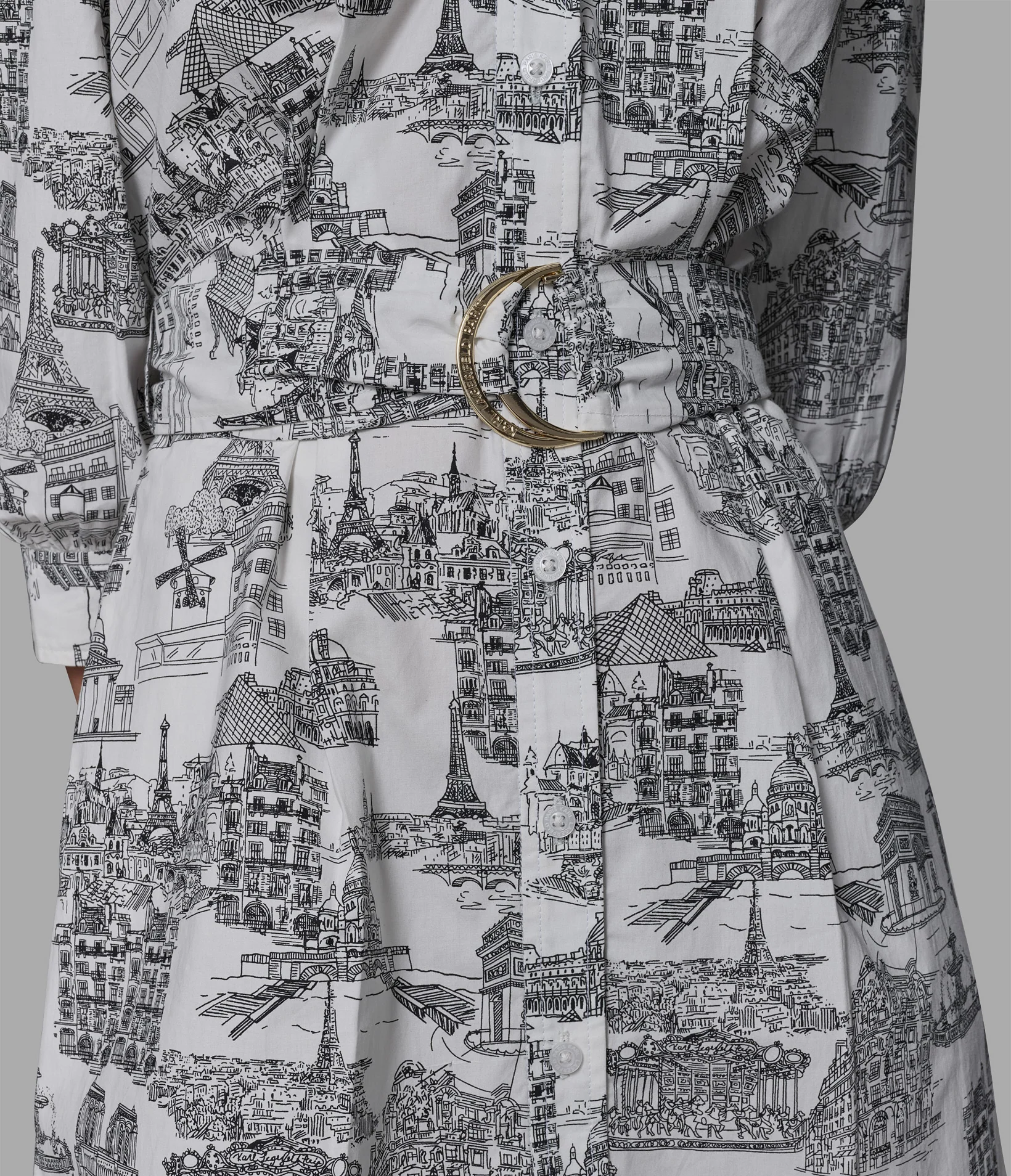 TOILE SKETCH SHIRT DRESS - Image 6