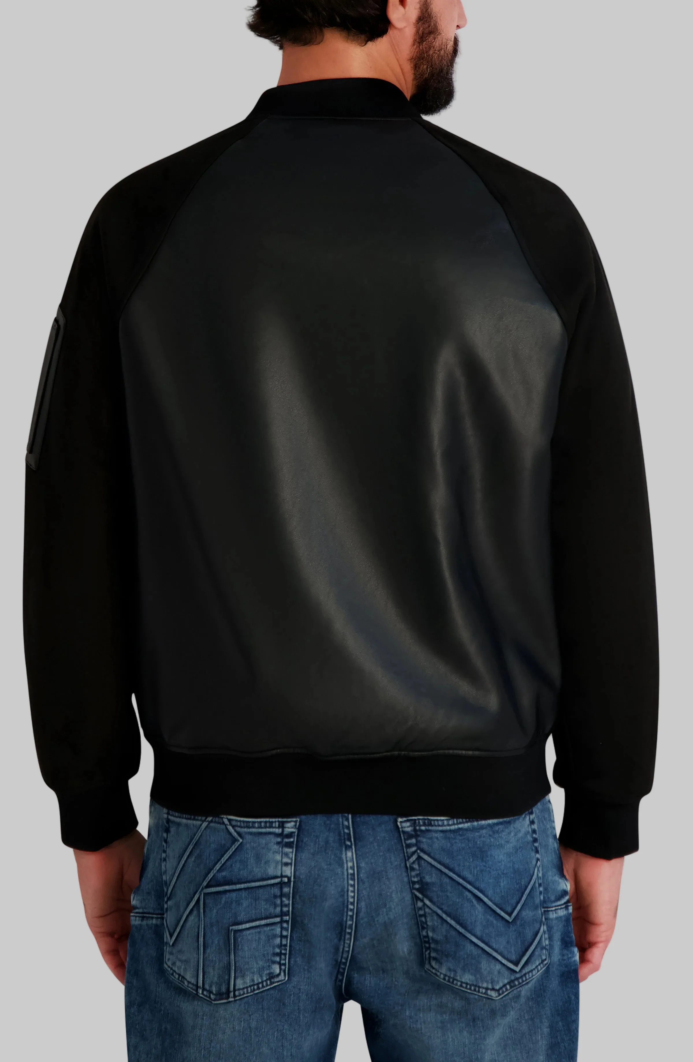 RAGLAN BOMBER WITH SNAP BUTTONS - Image 3