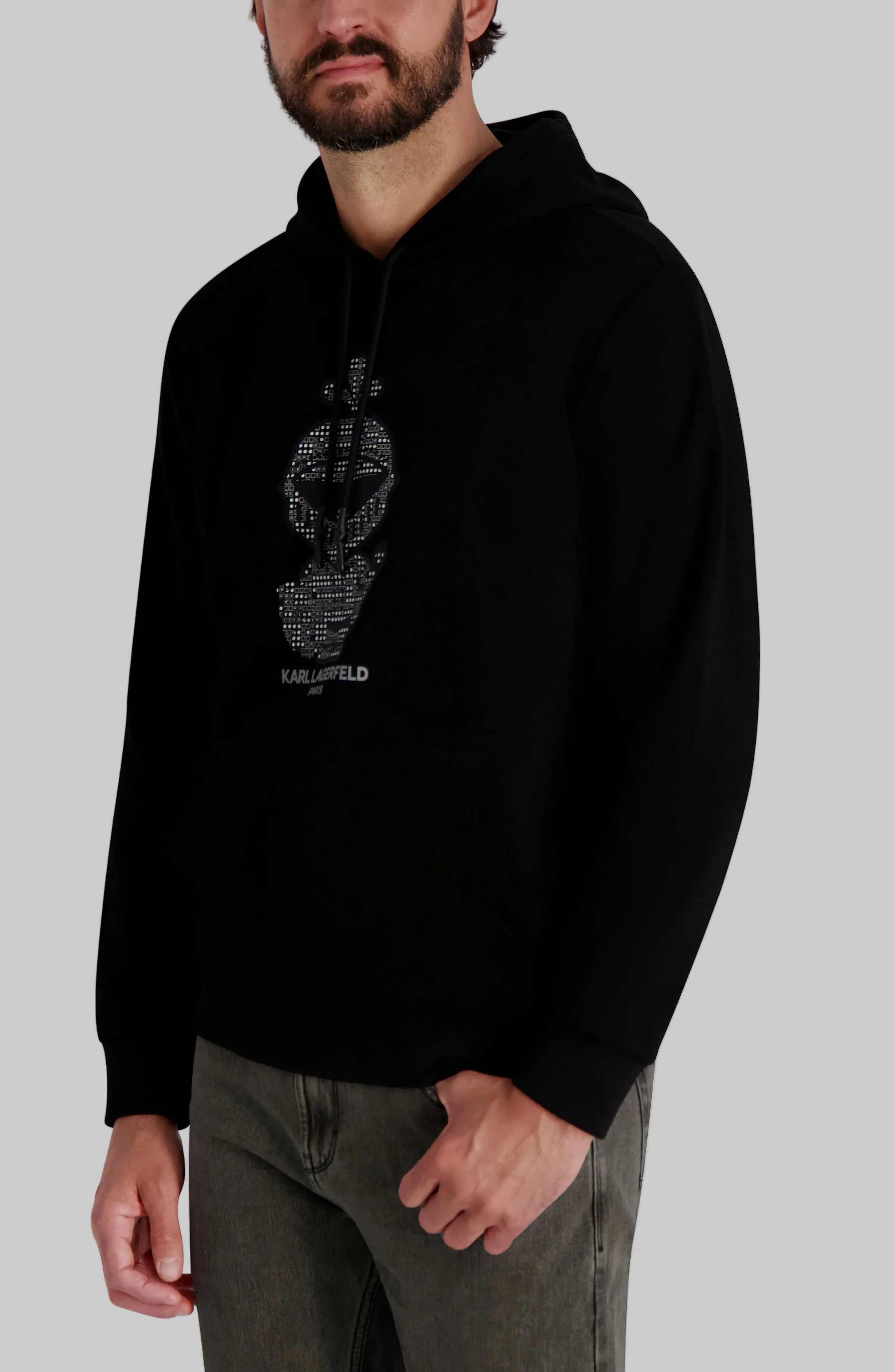 KARL BROKEN GLASS HOODIE - Image 3