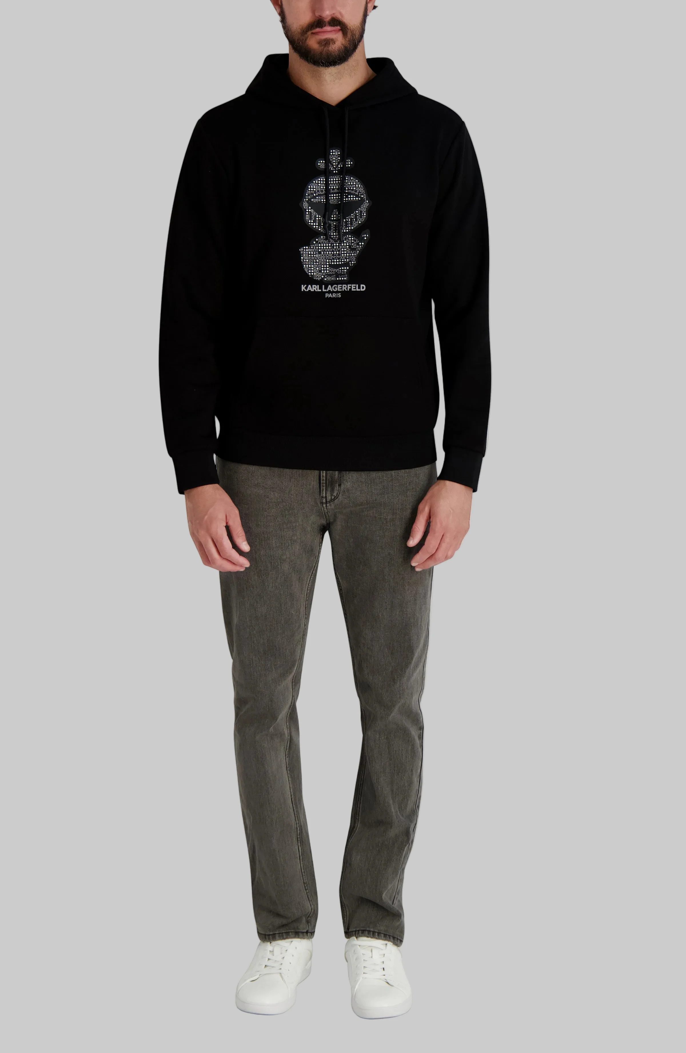 KARL BROKEN GLASS HOODIE - Image 4