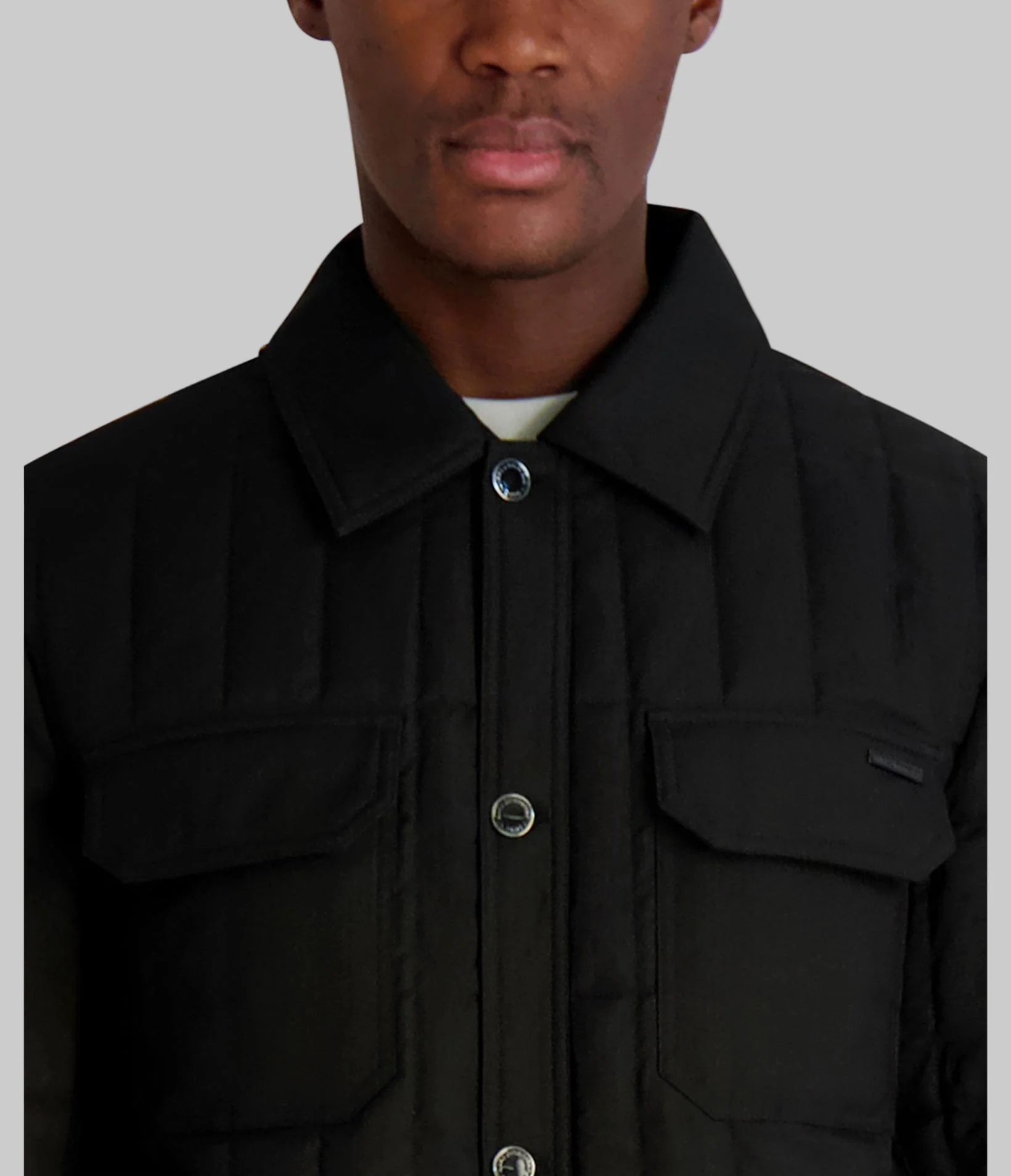 QUILTED SHIRT JACKET - Image 5